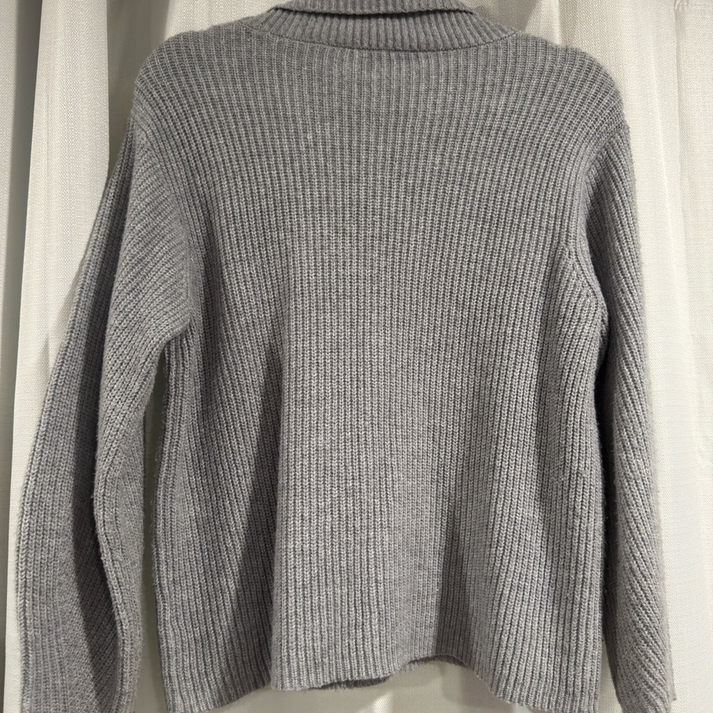 Vince Camuto Womens‎ Gray Ribbed Turtleneck Knit Sweater PS RN 51323 - Picture 5 of 5